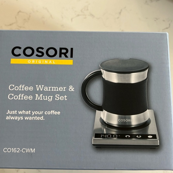 NEW SEALED COSORI COFFEE WARMER AND MUG SET - Picture 1 of 6